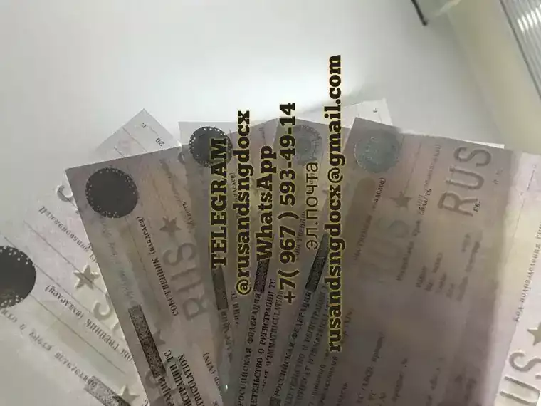 купить поддельный стс рф